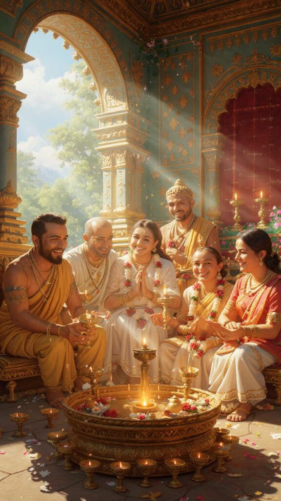 રાજા અને લગ્નની તૈયારી